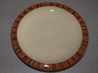 Denby England - Fire Stripes - Bread Tea Plate - 7 1/4 "
