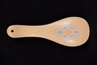 Ceramic Hanging Spoon Rest Treasure Craft Southwest Pattern Usa Kitchenware