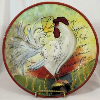 Certified International - Susan Winget - Rooster - Dinner Plate