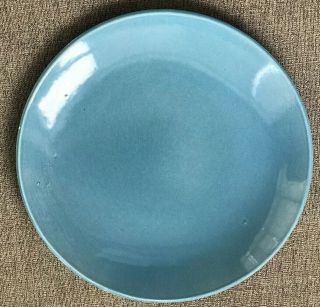 Red Wing Pottery Town & Country Eva Zeisal Design Dinner Plate Dusk Blue