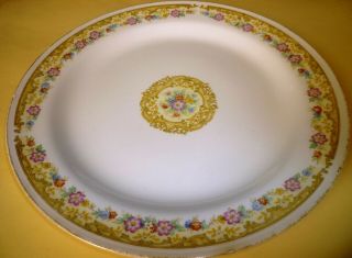 Vintage Homer Laughlin Porcelain Dinner Plate Eggshell Nautilus E51n4