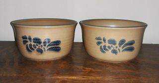 Pfaltzgraff Folk Art Soup Bowls Straight Sided Set Of 2