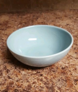 Vintage Retro Russel Wright Pottery Iroquois Casual China Ice Blue 5 - 1/4 " Bowl