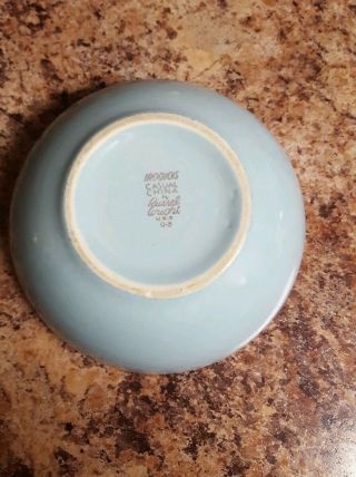 Vintage retro Russel Wright Pottery Iroquois Casual China Ice Blue 5 - 1/4 