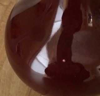 Vintage Royal Haeger Maroon Burgundy Gold Trim Bud Vase 10” 5