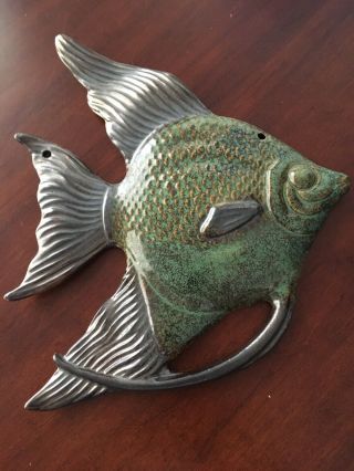 Studio Artisan Pottery - Unique Hand Crafted Fish Wall Hanging -