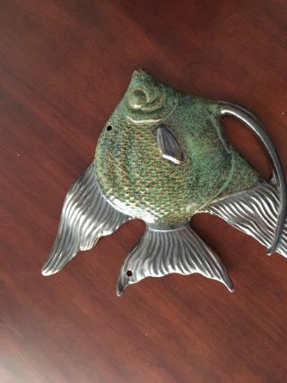 Studio Artisan Pottery - Unique Hand Crafted Fish Wall Hanging - 4