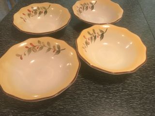 Four Better Homes And Gardens Tuscan Retreat Soup Or Salad Bowls