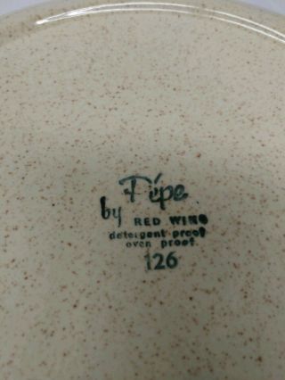 Pepe,  Red Wing salad plates 7.  5 