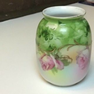 Vintage Royal Bayreuth 3.  5 Inch Floral Bud Vase