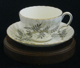 Adderley Fine Bone China Floral Gildded Tea Cup & Saucer Set Numbered H361