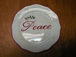 Better Homes & Gardens Winter Forest Salad Plate 8 3/4 " Peace 3 Available