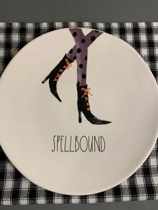 Rae Dunn Halloween “spellbound” Witch’s Legs Plate