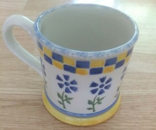 Laura Ashley Annabel Blue Yellow Mug Made In England