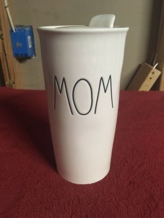 Rae Dunn Mom Coffee Tumbler Travel Mug Cup Htf Ll