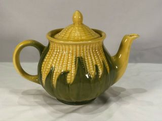 Vintage Shawnee Pottery Corn King 75 - 30 Oz Tea Pot