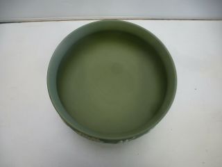 Sage Green Wedgewood Jasperware Pedestal Bowl (F51) 2