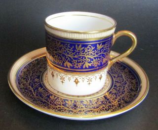 Elegant Vintage Aynsley Demitasse Teacup And Saucer