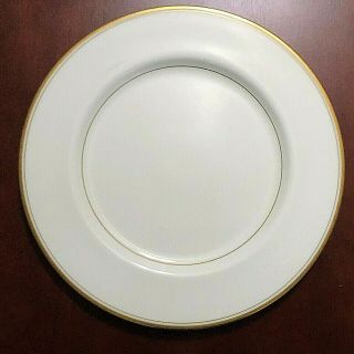 7 " Salad Dessert Plate Mikasa Narumi Bone China Wheaton A1 - 102 White Gold Band
