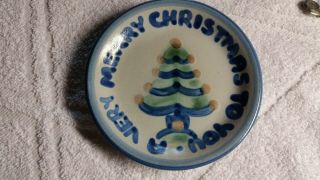M.  A.  Hadley 4 " Coaster A Very Merry Christmas To You - Tree With Star
