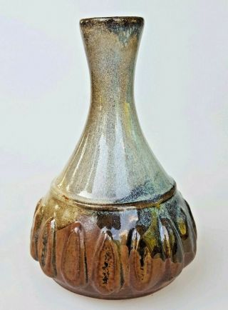 Pottery Craft Usa (treasure Craft) Robert Maxwell Mcm Tierra Bud Vase Weed Pot