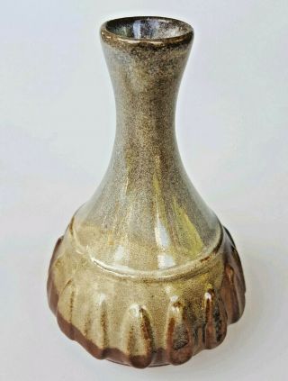 Pottery Craft USA (Treasure Craft) Robert Maxwell MCM Tierra Bud Vase Weed Pot 3