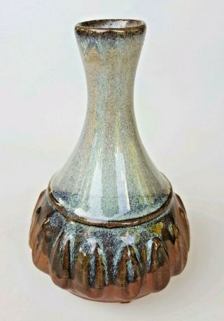 Pottery Craft USA (Treasure Craft) Robert Maxwell MCM Tierra Bud Vase Weed Pot 5