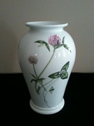 Portmeion England Porcelain Queens Hidden Garden 8 1/4 " Vase.