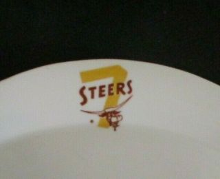 Vintage Jackson China Restaurant Ware Plate 7 Steers Paul McCobb 3