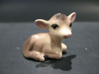 Vintage Hagen Renaker Baby Cow Figurine California Art Pottery