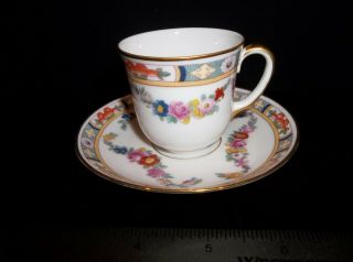 Porcelain Floral Tea Cup and Saucer 