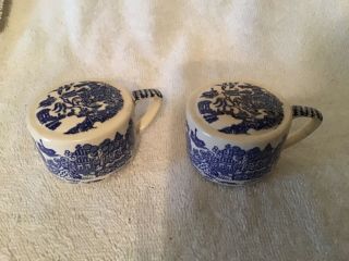 Royal China Blue Willow Pattern Salt & Pepper Shakers