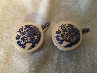 Royal China Blue willow pattern Salt & Pepper Shakers 5