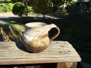 Handmade Studio Art Pottery Mug Rustic Coffee / Tea Mug Stoneware