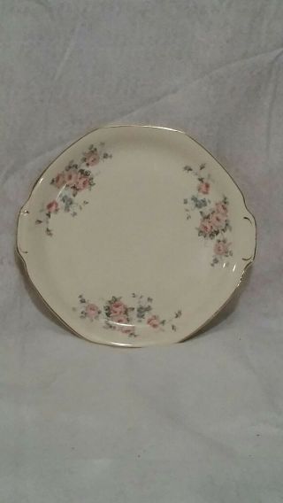 Rose Vintage Homer Laughlin China Dinner Plate 10 "