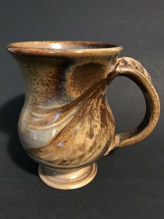 Vintage Afinity Art Pottery Ceramic Hand Made Coffee Mug With Glaze