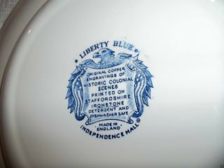 Vintage Liberty Blue Independent Hall 9 3/4 