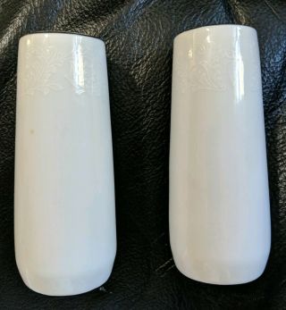Crown Victoria Bone China Lovelace Pattern Salt And Pepper Set Replacement China