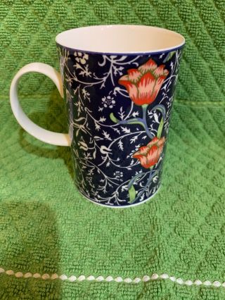 Dunoon Fine Bone China Floral Medway Chintz Tea Cup Mug William Morris - England