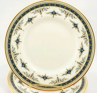 Minton Grasmere Blue Salad Plate (s) 8 " England Gold (multiple)