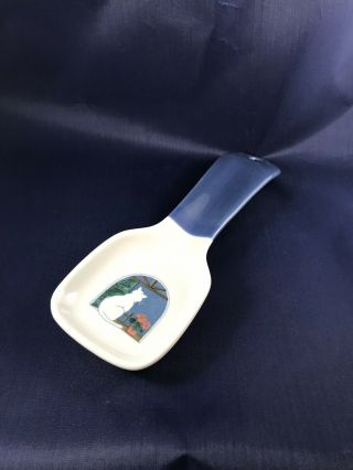 Vintage Hand Crafted Otagiri Cat Spoon Rest Japan