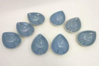 8 Vintage Winfield Blue Pacific Bamboo Spoon Rest Ashtray