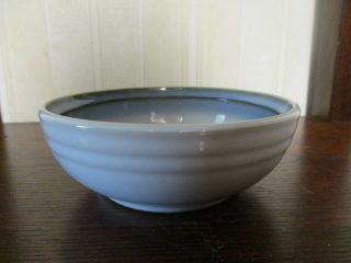 Noritake Stoneware " Sorcerer Pattern - 8620 " Blue/brown 6 1/2 " Soup Bowl
