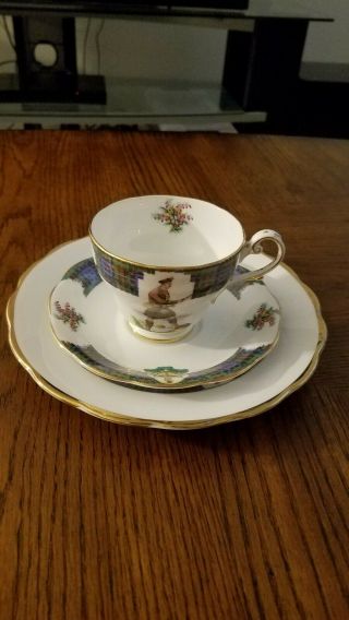 Royal Standard Bonnie Scotland Tea Cup,  Saucer And Plate
