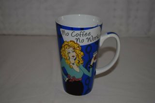 Delish W Attitude Girls Ceramic Coffee Tea Mug Cup No Coffee No Workee