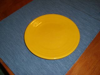 Vintage Bauer Pottery Ringware Chinese Yellow Salad Plate First Period