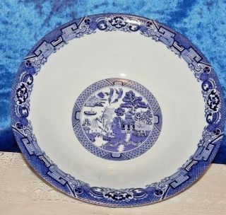 Royal Cuthbertson Blue Willow Vegetable Serving Bowl - - 9