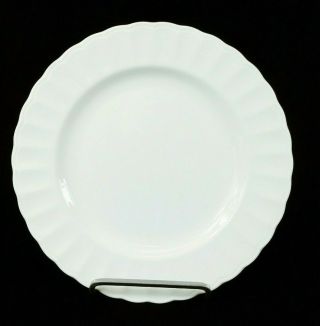 Mikasa Maxima Yardley Salad Plate (s) 8 1/4 " White Fluted Caj08 (mult)