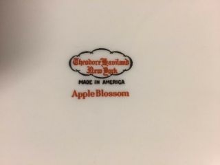 Vintage Theodore Haviland York Apple Blossom Dinner Plate Multiples Avail 4