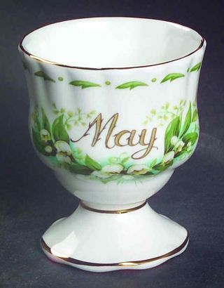 Royal Albert Flower Of The Month (montrose) May Egg Cup 6726464